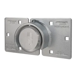 Hasp with Hidden Shackle Padlock