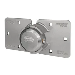 Hasp with Hidden Shackle Padlock