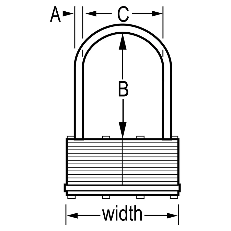 Laminated Padlock
