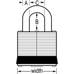 Laminated Padlock