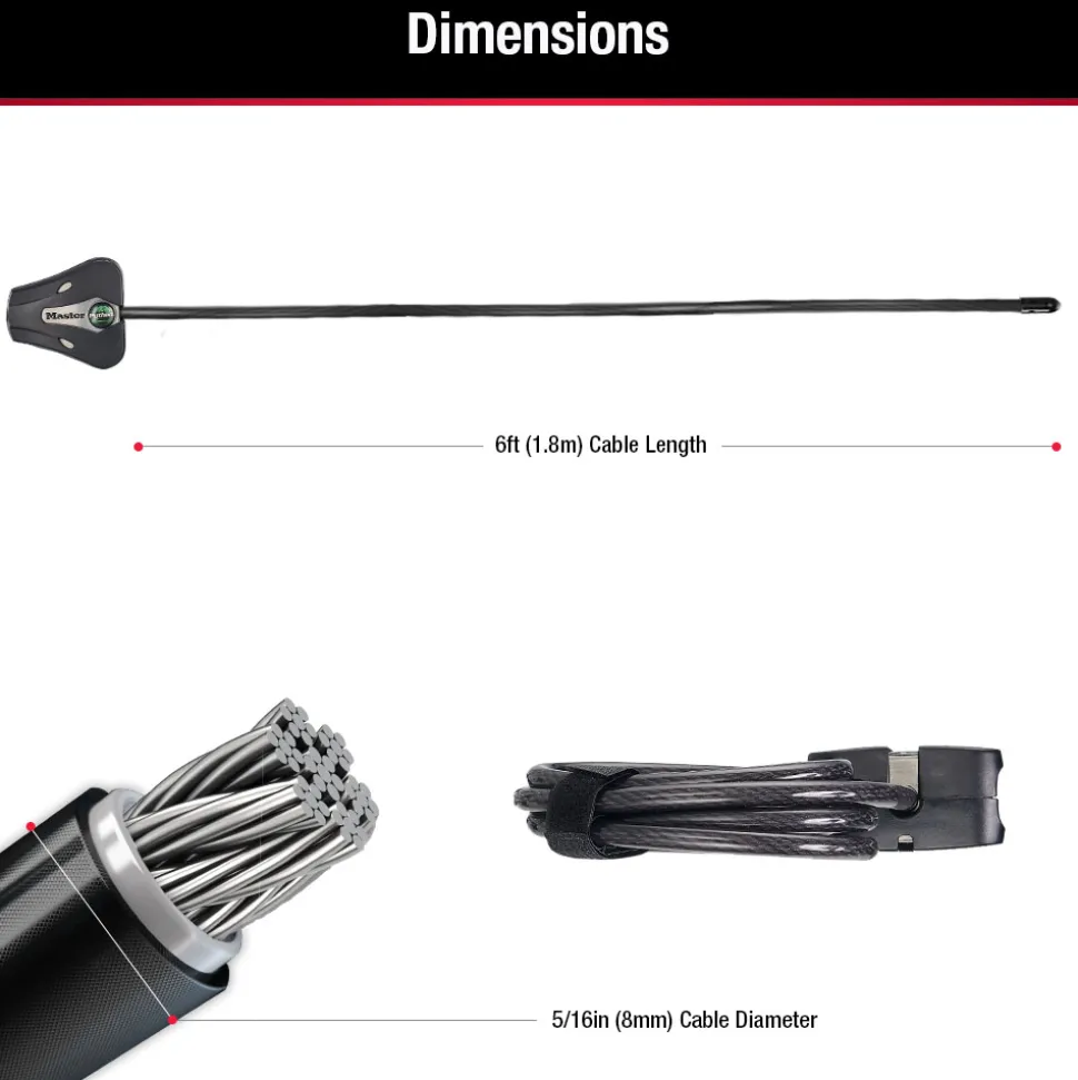 Python™ Adjustable Locking Cable