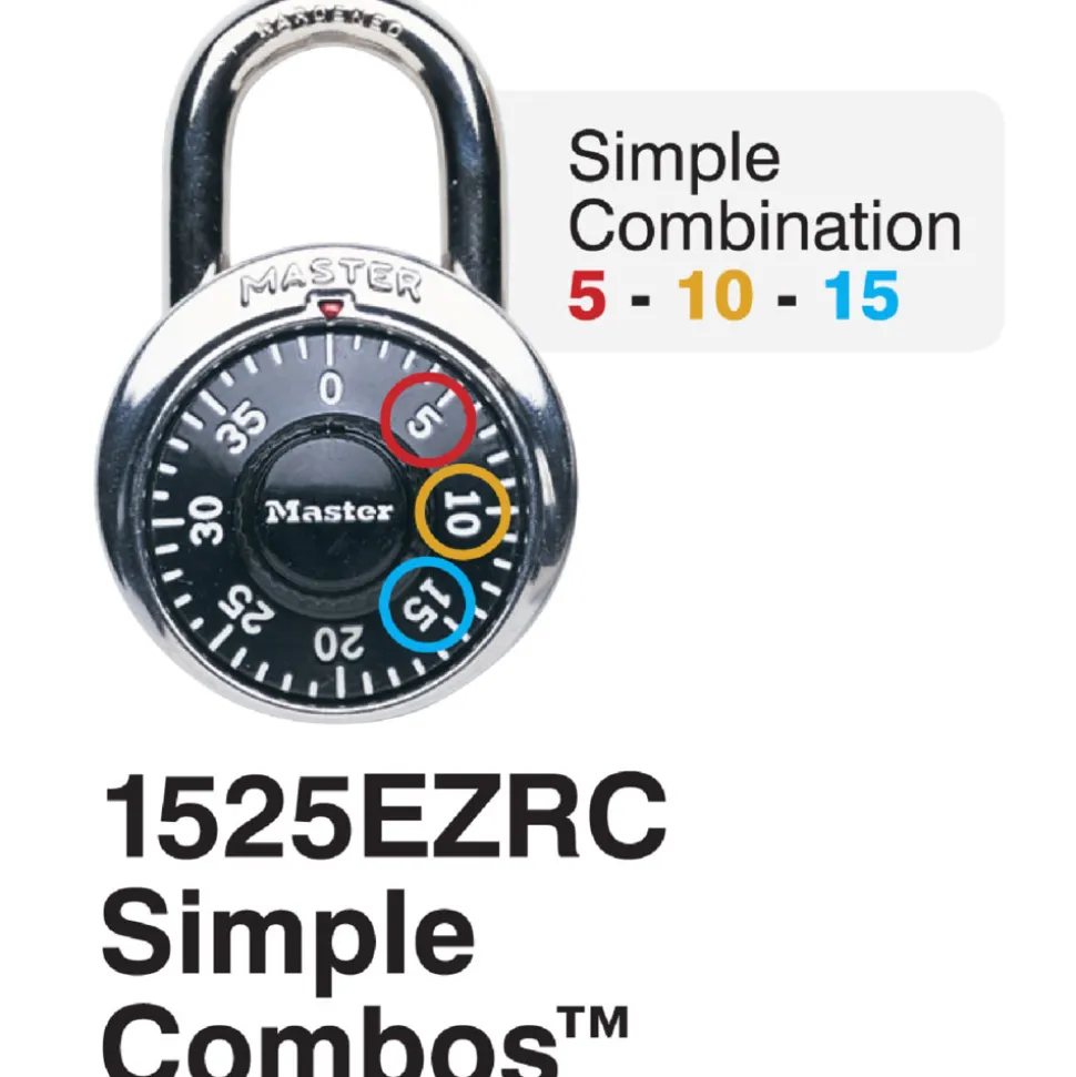 Simple Combos™ ADA Inspired Combination Padlock