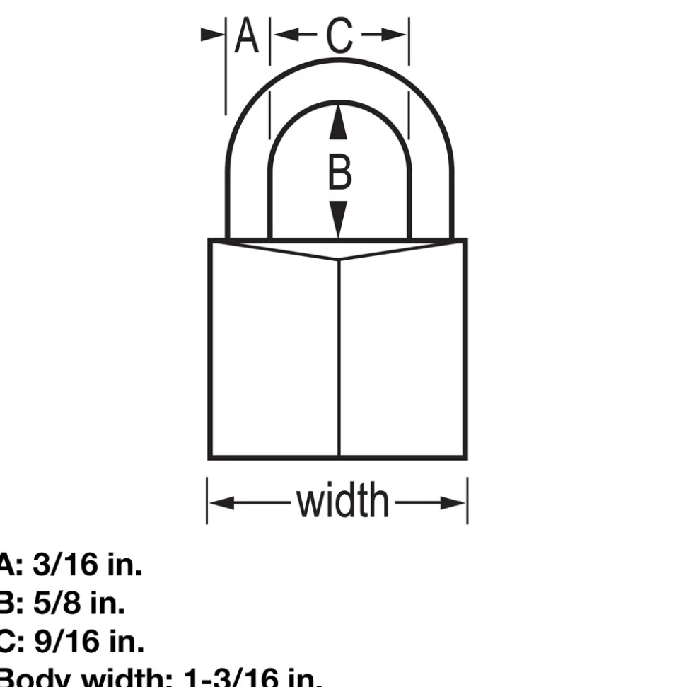 Solid Body Padlock