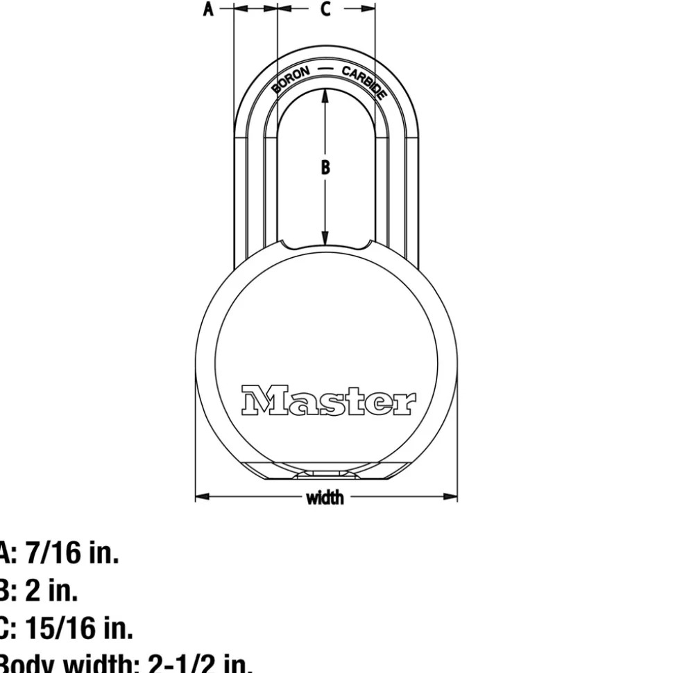 Solid Body Padlock