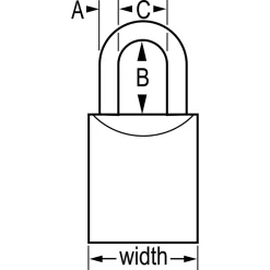 Solid Body Padlock