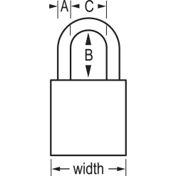 Solid Body Padlock