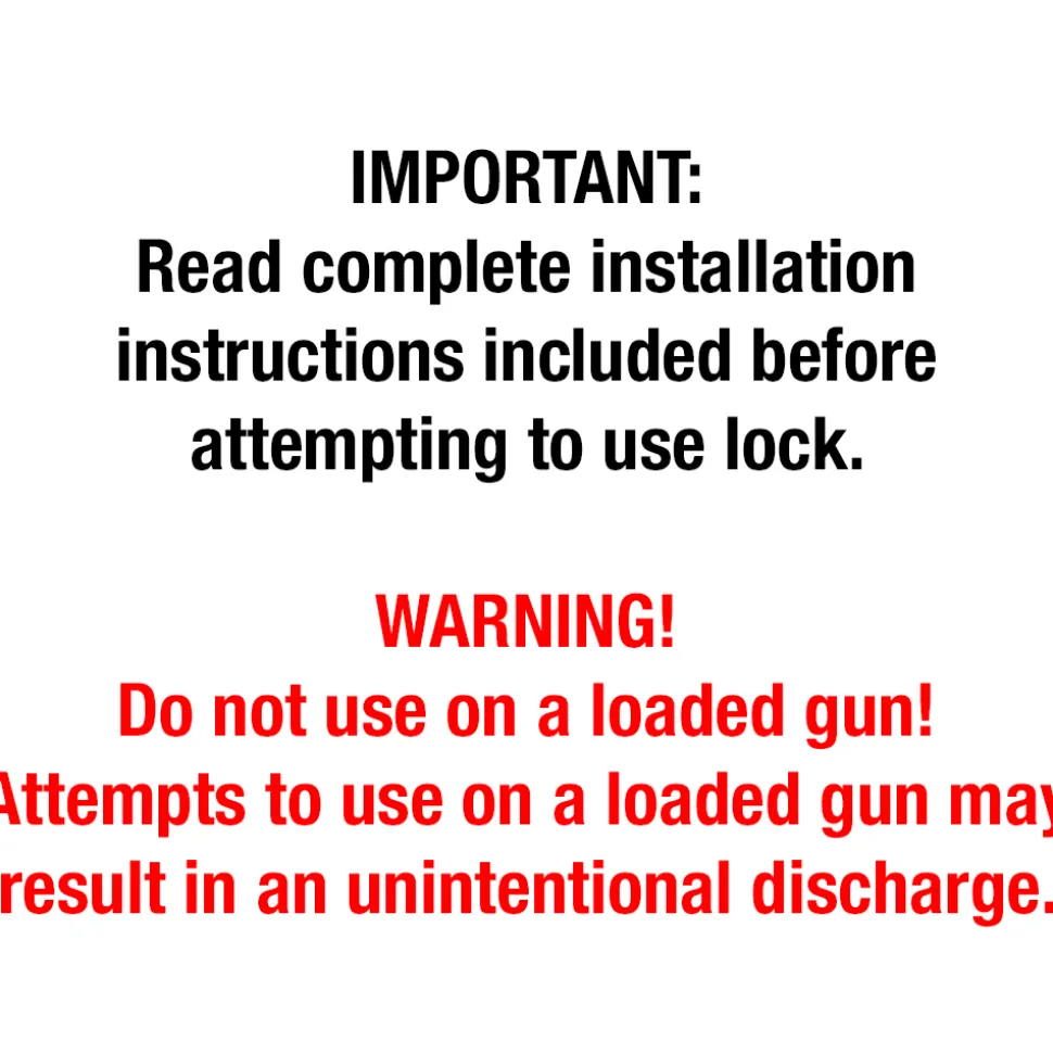 Trigger Locks
