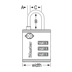 TSA-Approved Luggage Lock