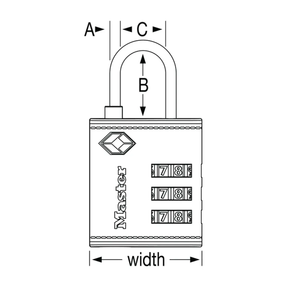 TSA-Approved Luggage Lock