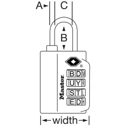 TSA-Approved Luggage Lock