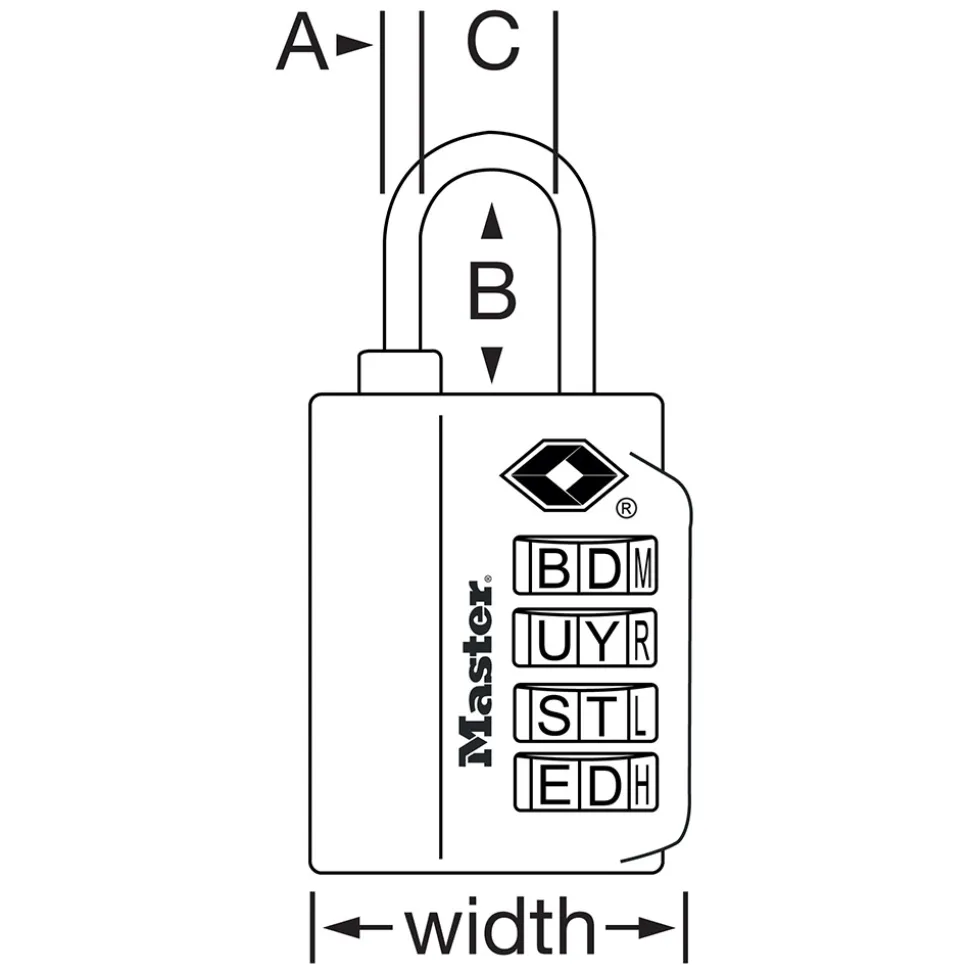 TSA-Approved Luggage Lock