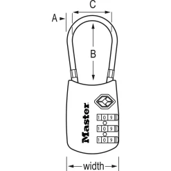 TSA-Approved Luggage Lock