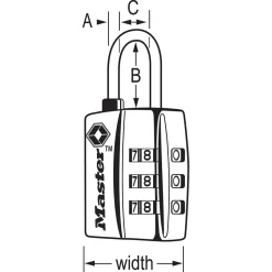 TSA-Approved Luggage Lock
