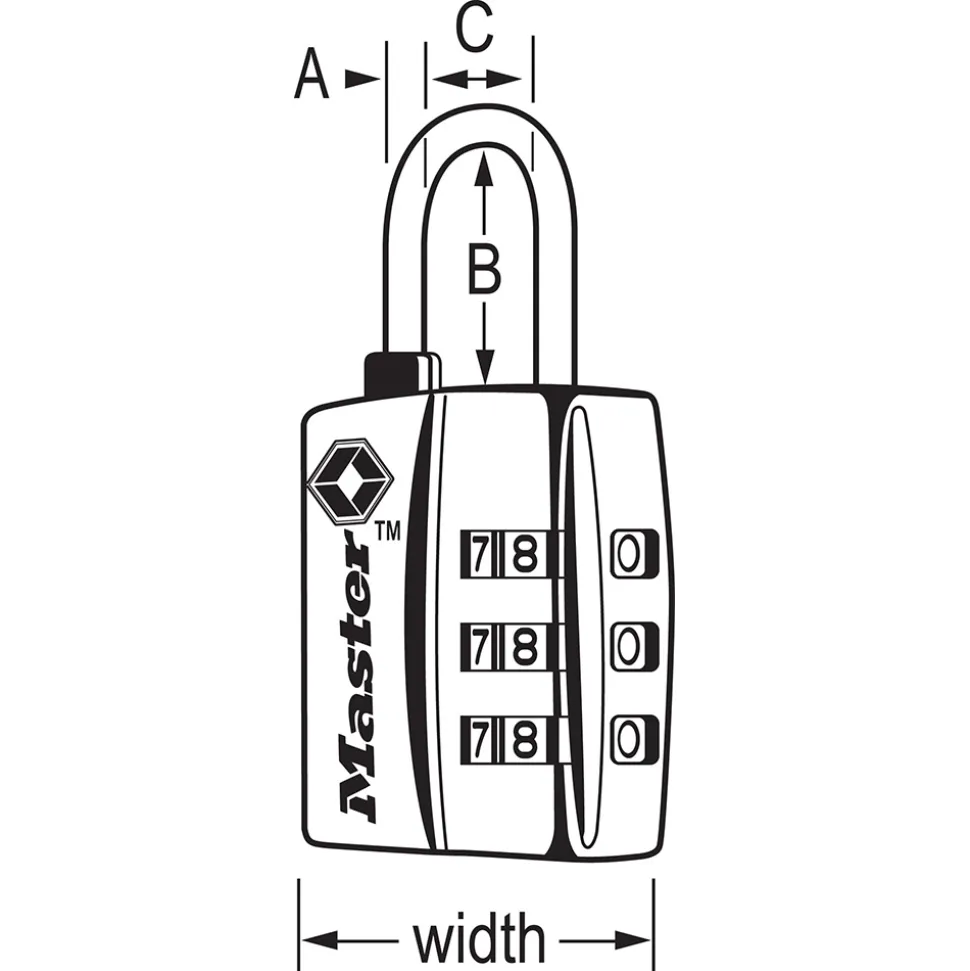 TSA-Approved Luggage Lock