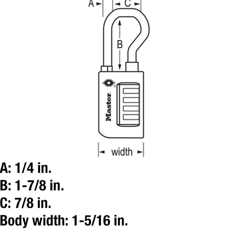 TSA-Approved Luggage Lock